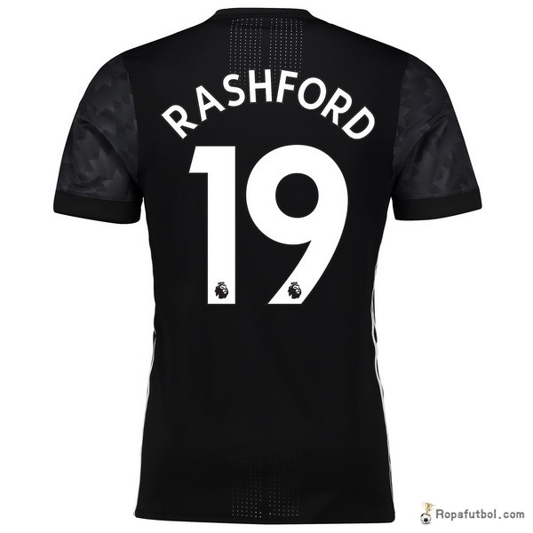 Camiseta Manchester United Replica Segunda Ropa Rashford 2017/18 Negro